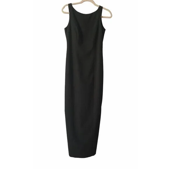 Shelli Segal | Dresses | Laundry By Shelli Segal Full Length Gown Black Sleeveless Dress With Bow Back Si | Poshmark Shelli Segal | Dresses | Laundry By Shelli Segal Full Length Gown Black Sleeveless Dress With Bow Back Si | Poshmark